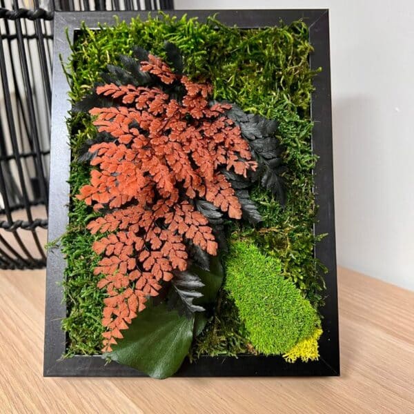 Tableau végétal stabilisé Miki 18 x 24 cm